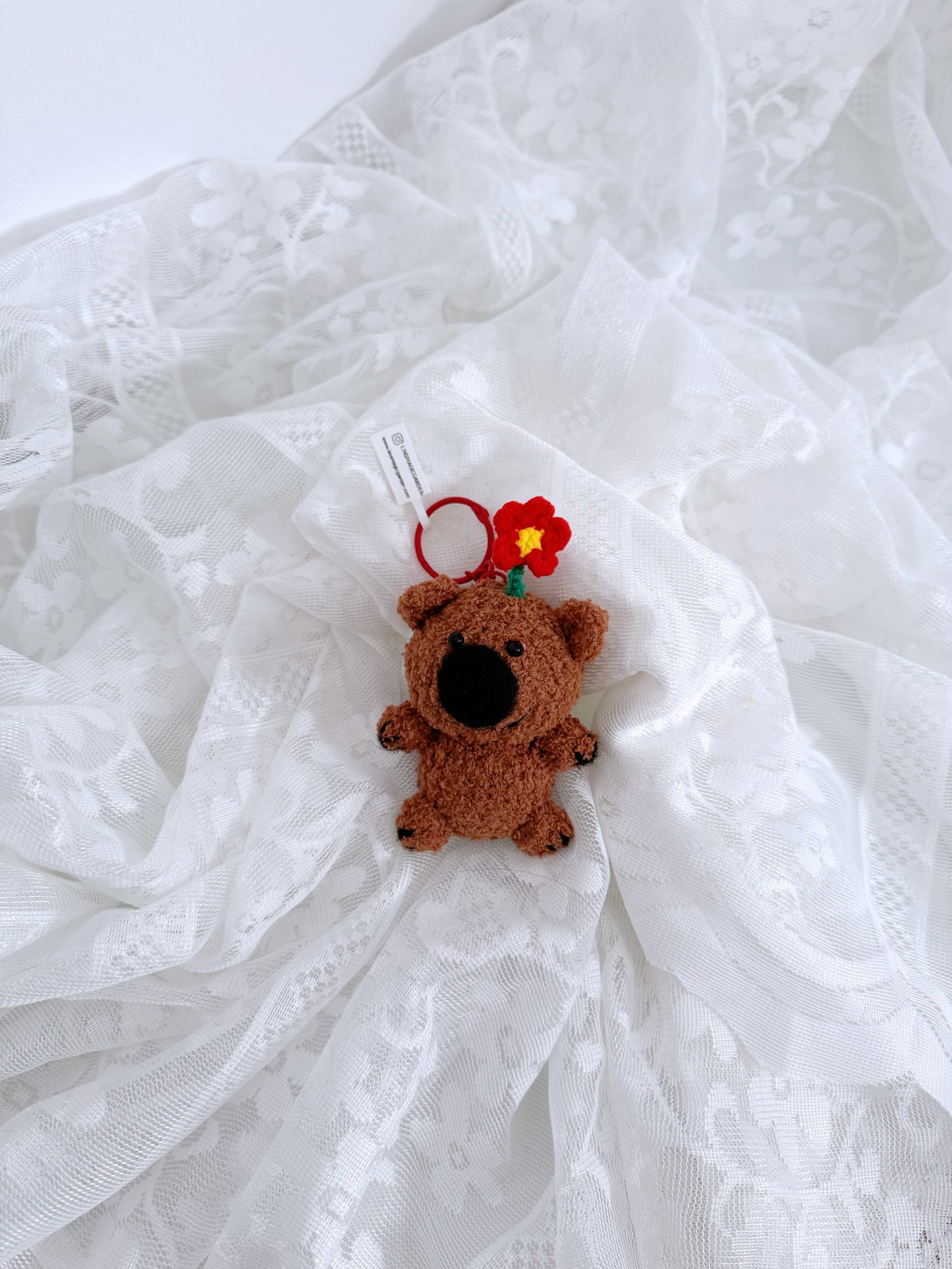 Capybara (With a Red Flower)