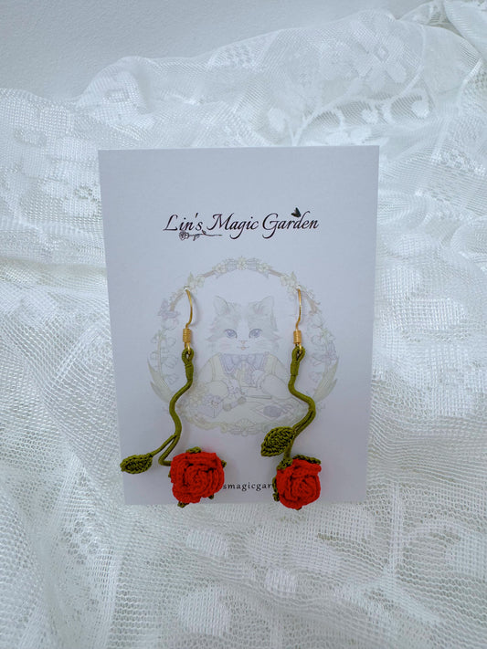 Rose Earrings