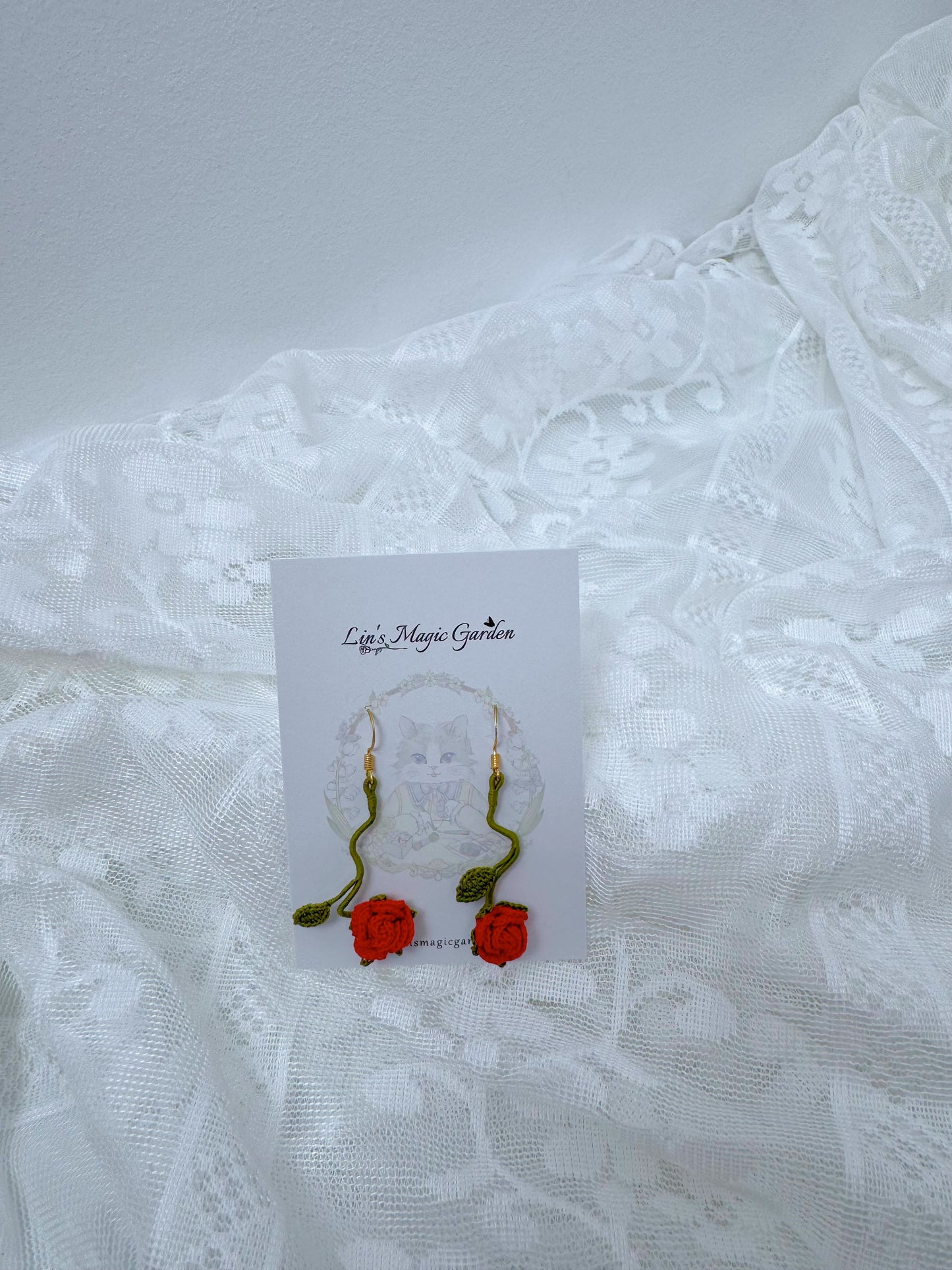 Rose Earrings