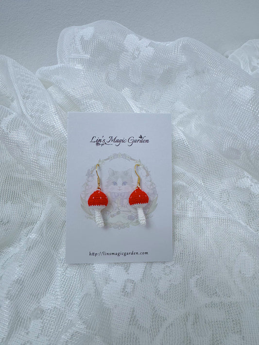 Mushroom Earrings
