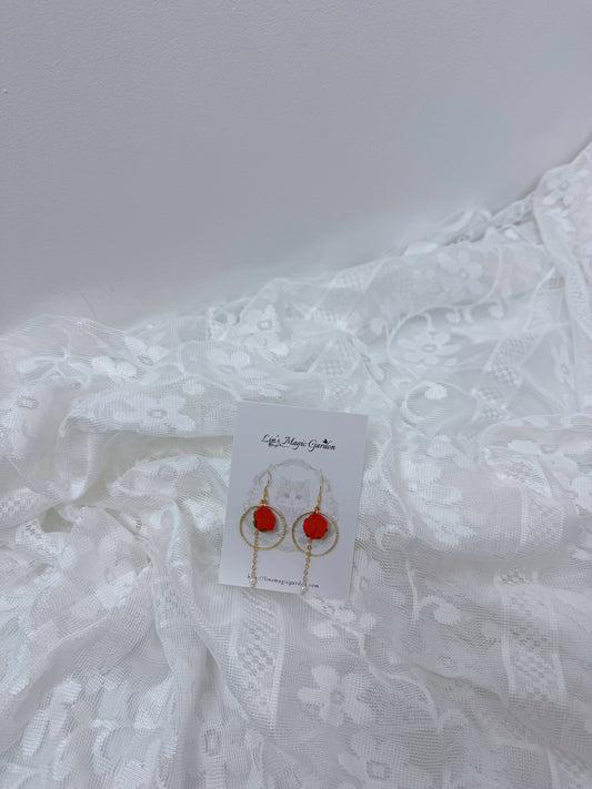 Rose Earrings (Ring)