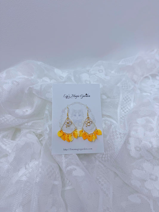 Golden Leave Earrings
