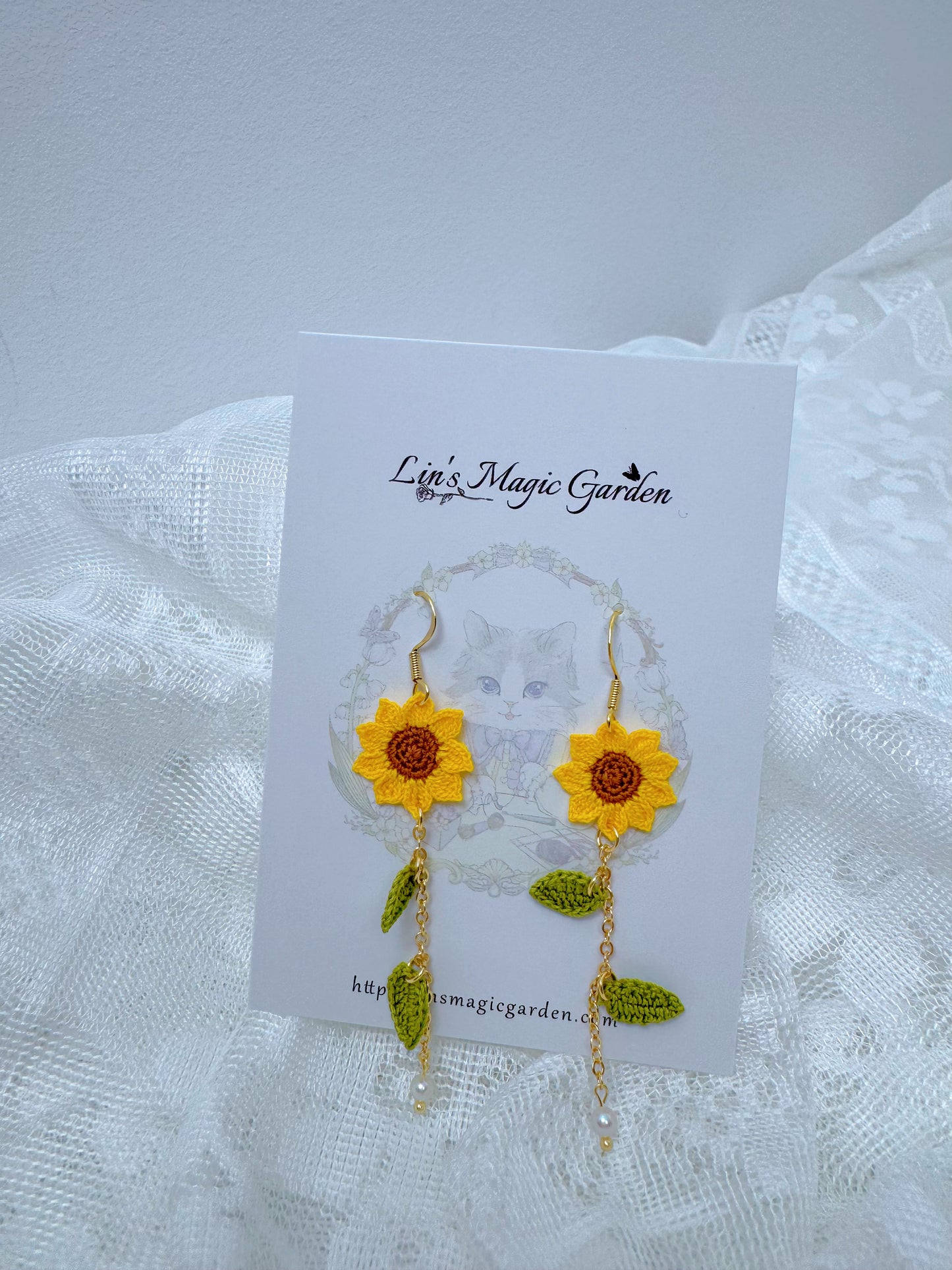 Sunflower Earrings