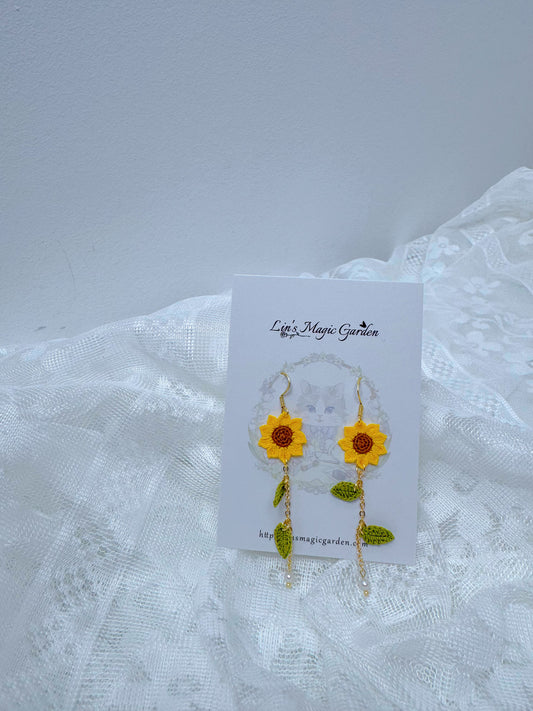 Sunflower Earrings