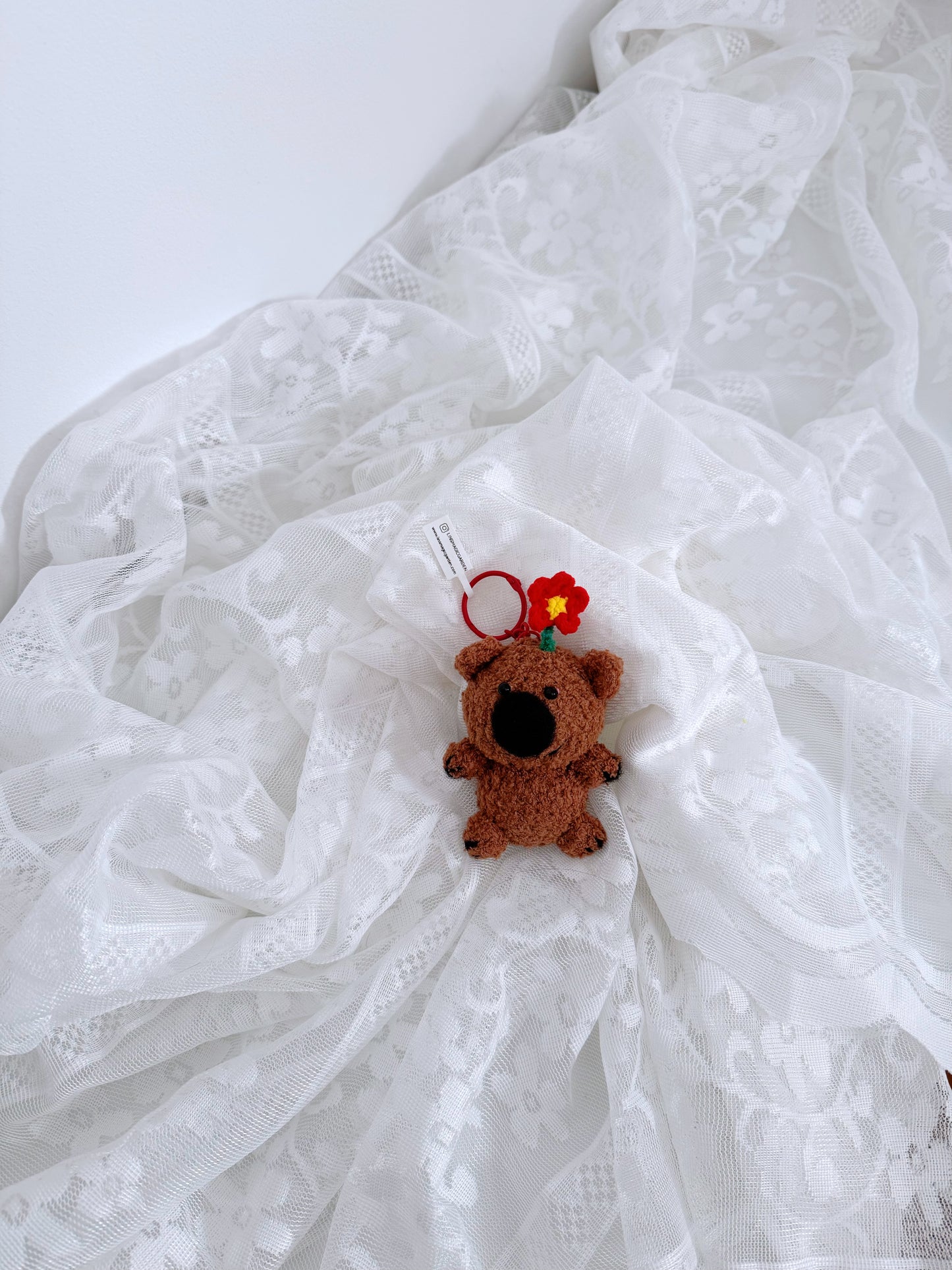 Capybara (With a Red Flower)