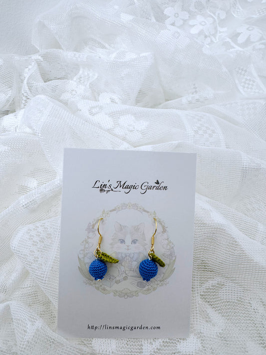 Blue Berry Earrings