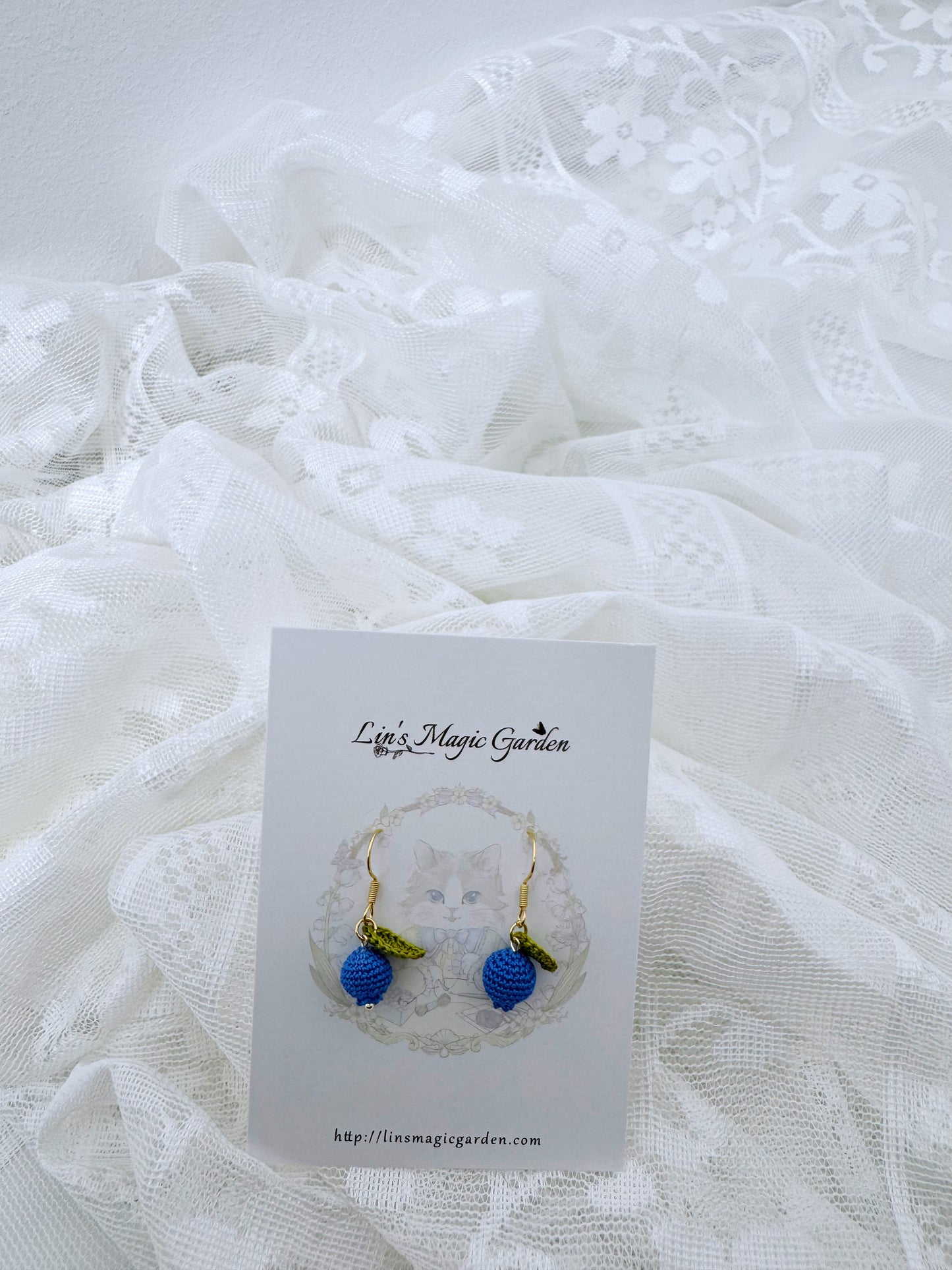 Blue Berry Earrings