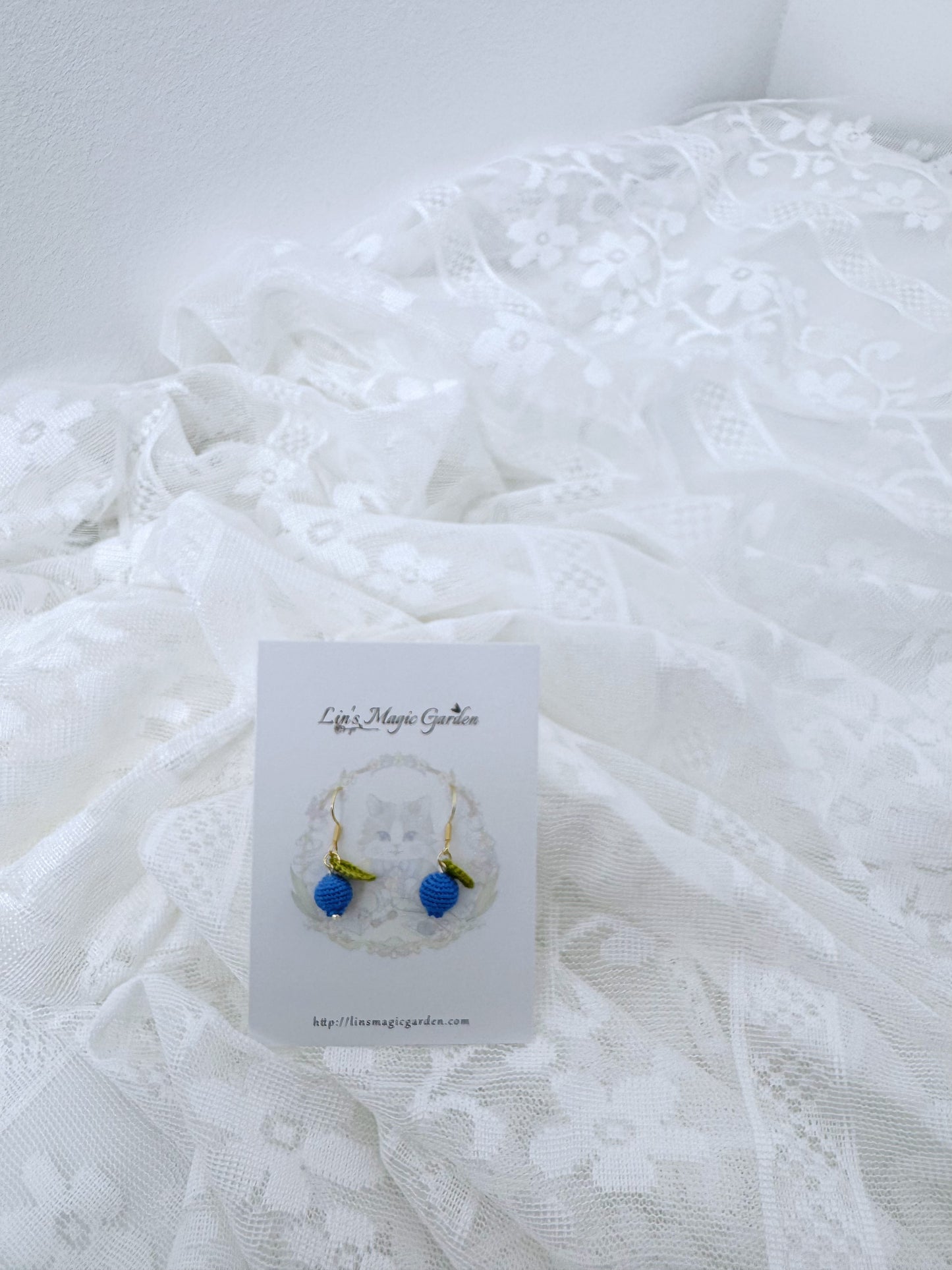 Blue Berry Earrings