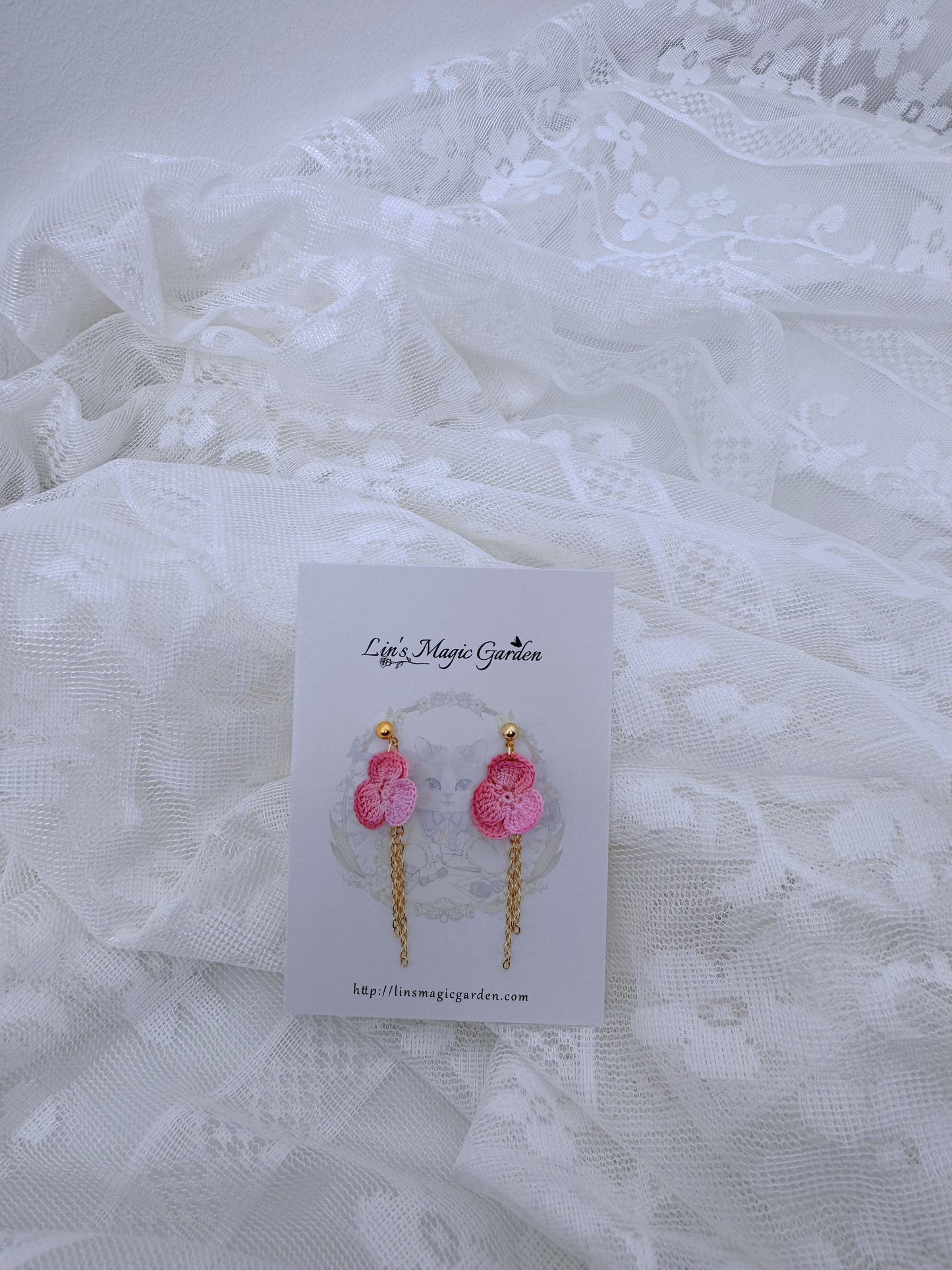 Double Flower Earrings