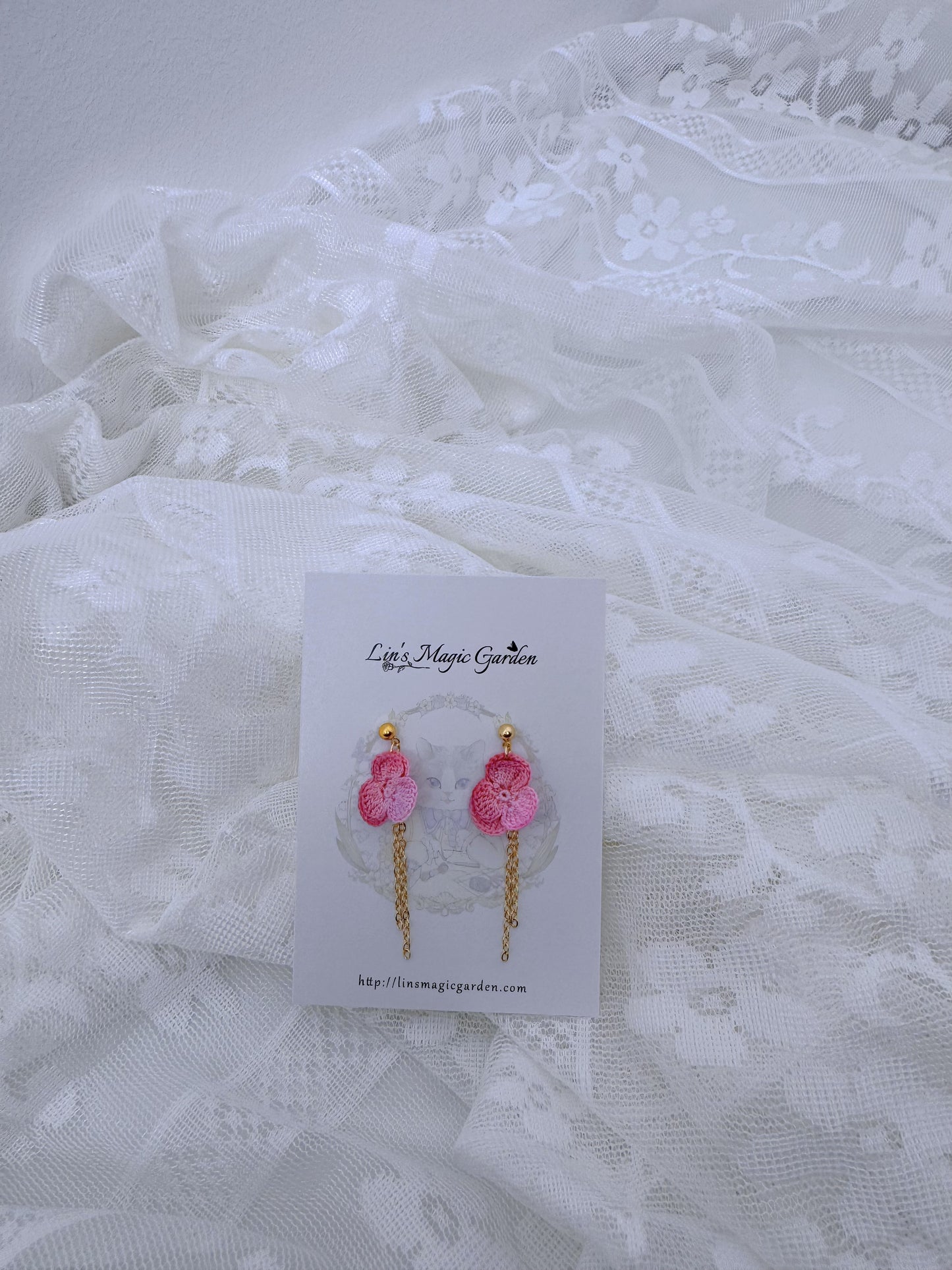 Double Flower Earrings