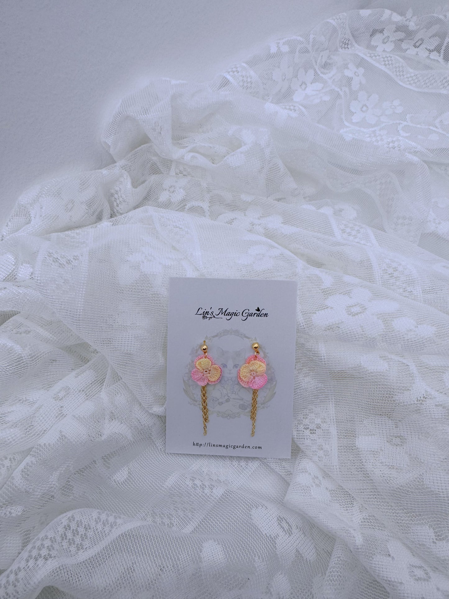 Double Flower Earrings