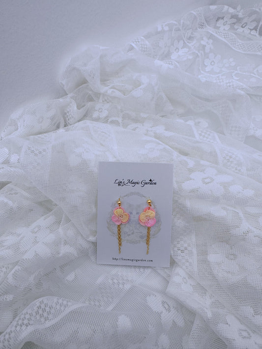 Double Flower Earrings
