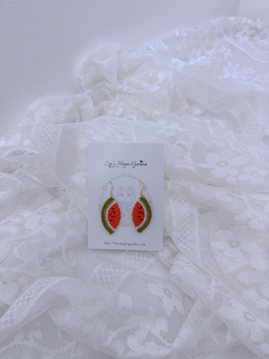 Watermelon Earrings