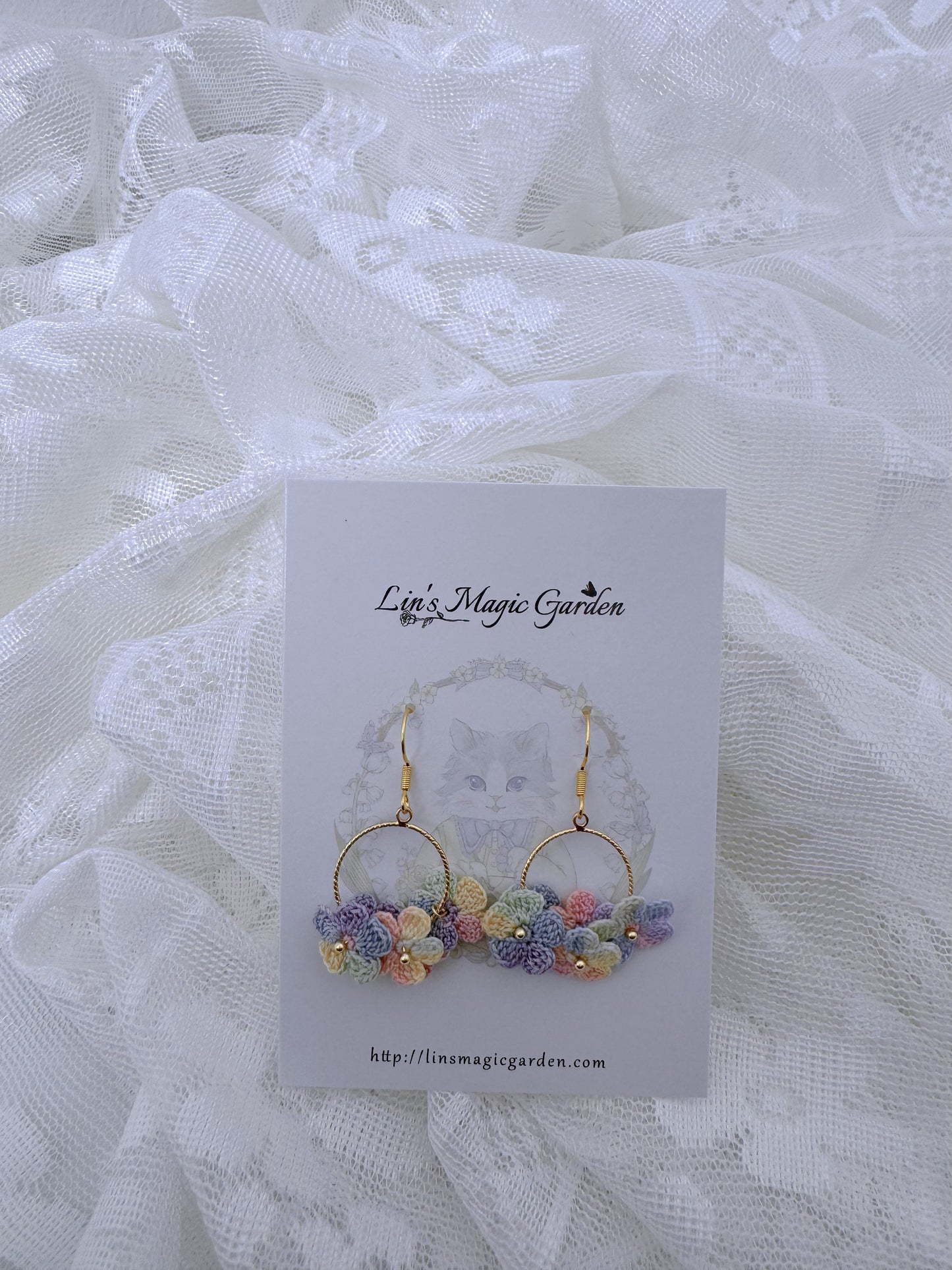 Floral Wreath Earrings