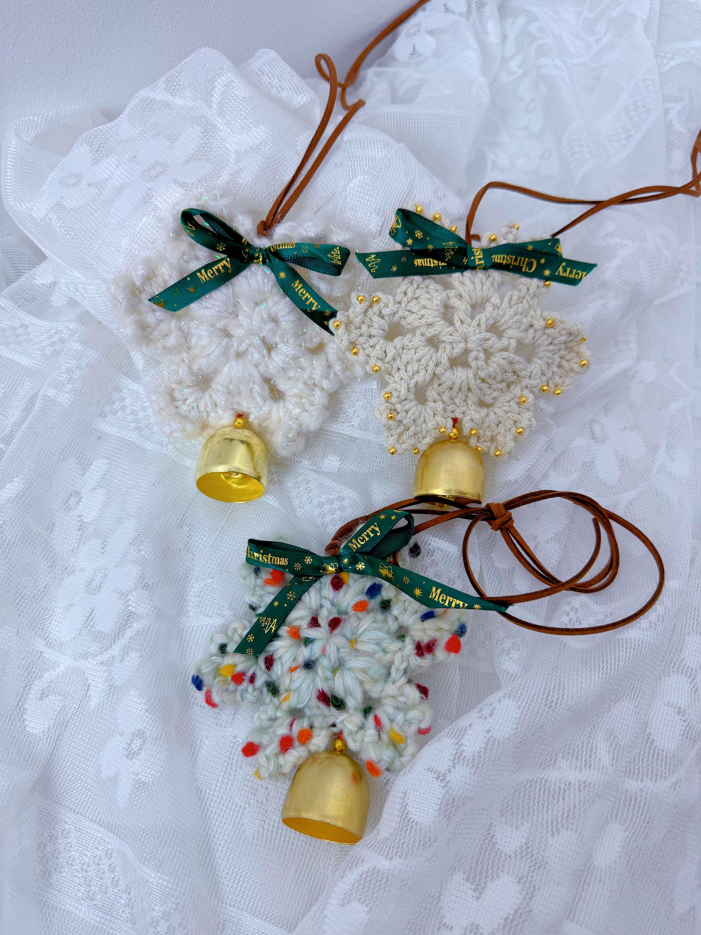 Snowflake Ornament (Brass Bell)