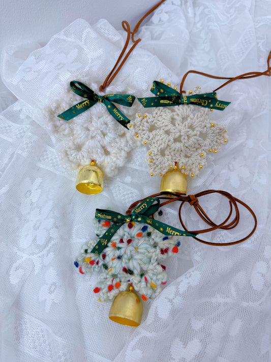 Snowflake Ornament (Brass Bell)