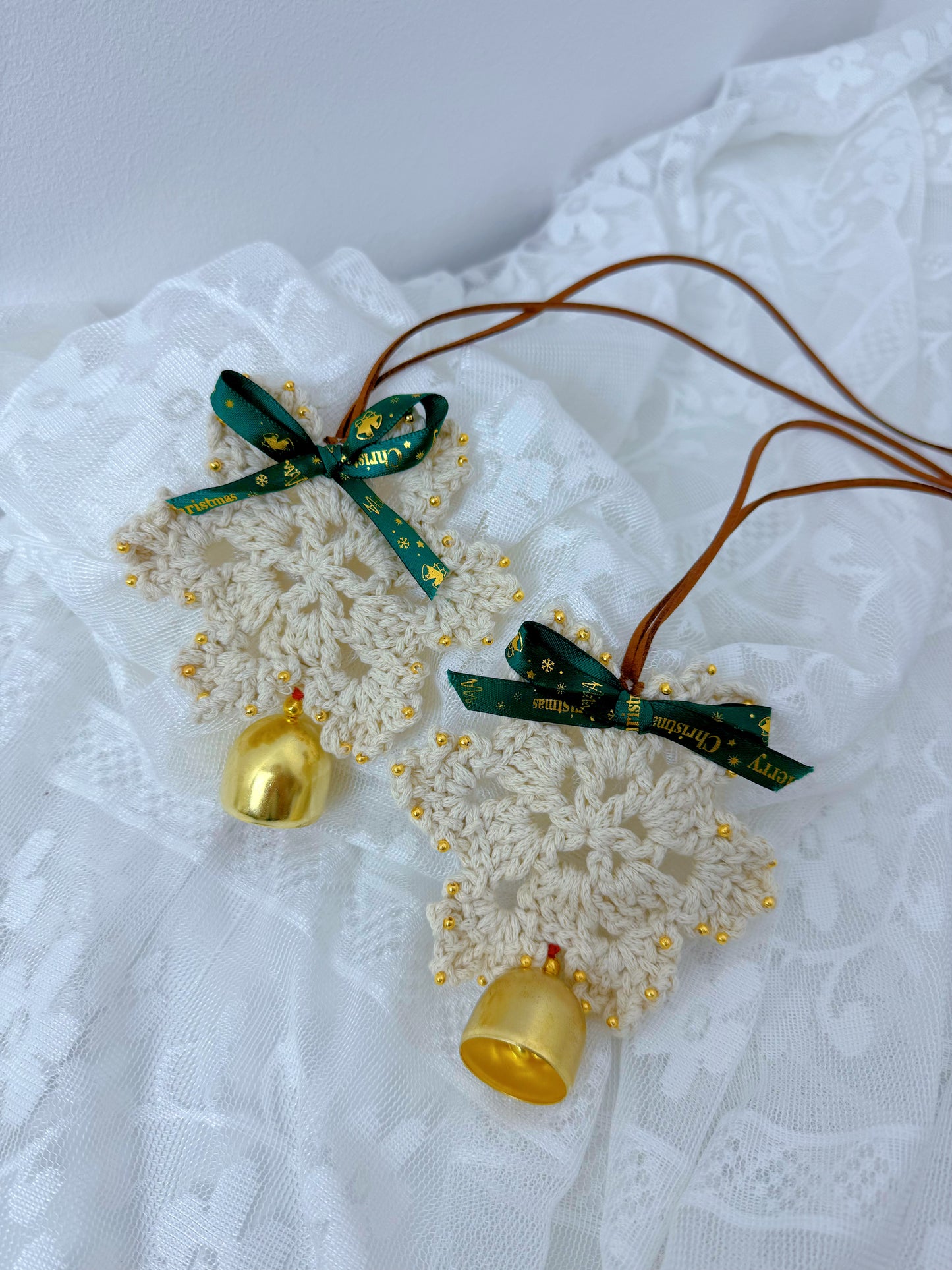 Snowflake Ornament (Brass Bell)