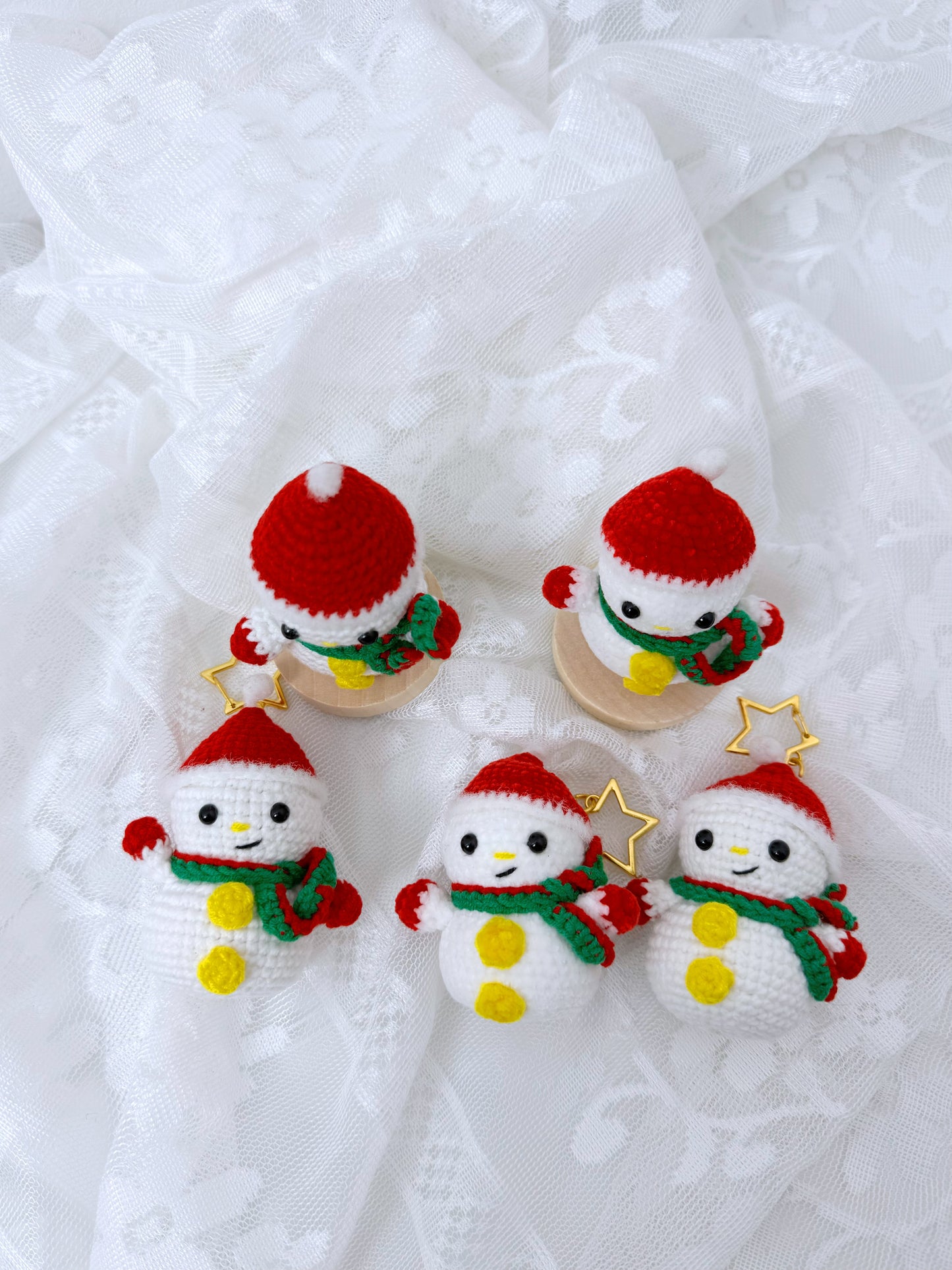 Snowman Keychain